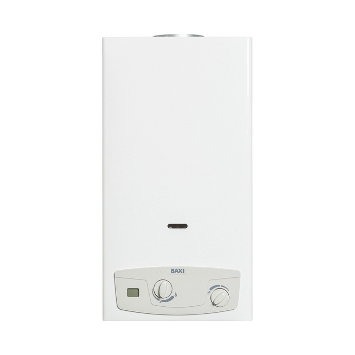 Scaldabagno Baxi AcquaPro Jet Blue Low Nox a Gas Tiraggio Naturale