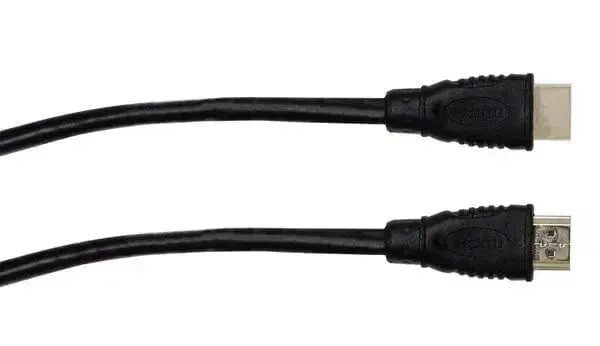 Prolunga HDMI 2 mt. colore nero con connettori maschio e femmina, ideale per estendere collegamenti audio-video su TV e dispositivi multimediali.