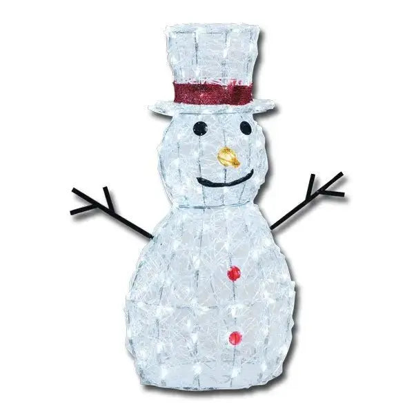 Pupazzo di neve 3d.h70 160led bianco Ornamenti natalizi LOTTI   