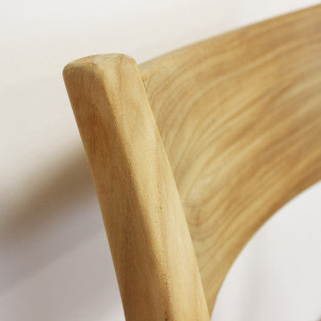 Poltrona in teak e wicker impilabile dimensioni 59x60x80 cm