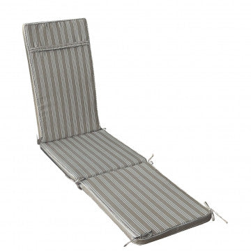 Cuscino sfoderabile righe poliestere idrorepellente 49x175 cm