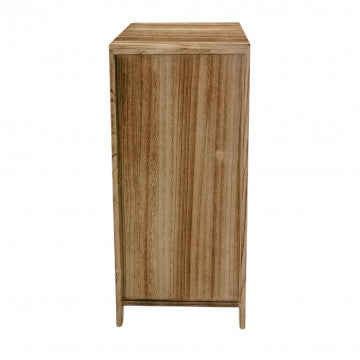 Mobiletto in legno paulownia con 4 cassetti - 35x30x84 cm