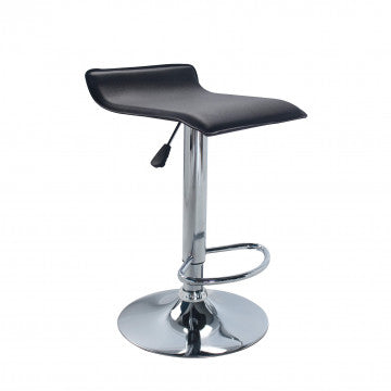 Sgabello girevole regolabile in ecopelle altezza 63,5-84 cm