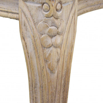 Panca in legno con rivestimento ecopelle vintage, dimensioni 110x36x47 cm