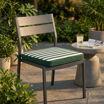 Cuscino seduta quadrato poliestere sfoderabile idrorepellente 39x39 cm