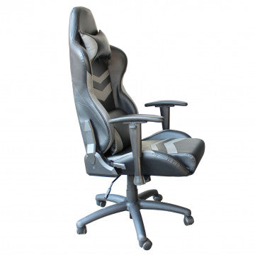 Poltrona gaming seduta 68,5x69,5 cm altezza regolabile 121-128,5 cm
