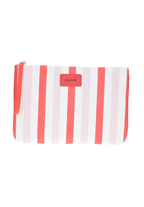 Pochette Mare Ibiza In Tessuto Con Chiusura A Cerniera Misure 32x22x2 Cm KUVE Ideale Per Spiaggia