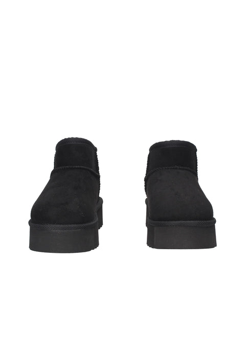 Scarpe Slip On Gold Gold In Ecopelle Con Sottopiede In Ecopelliccia E Fondo In Gomma Alta Cinque Cm