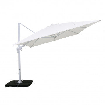 Ombrellone poliestere 400x300 cm sollevamento assistito pistone gas