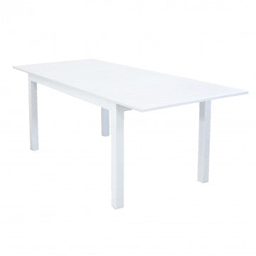 Tavolo allungabile in alluminio 150/210 x 90 cm, altezza 75 cm