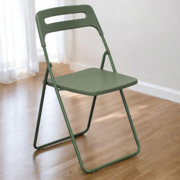 Sedia impilabile in polipropilene - 40x43x78 cm - Verde