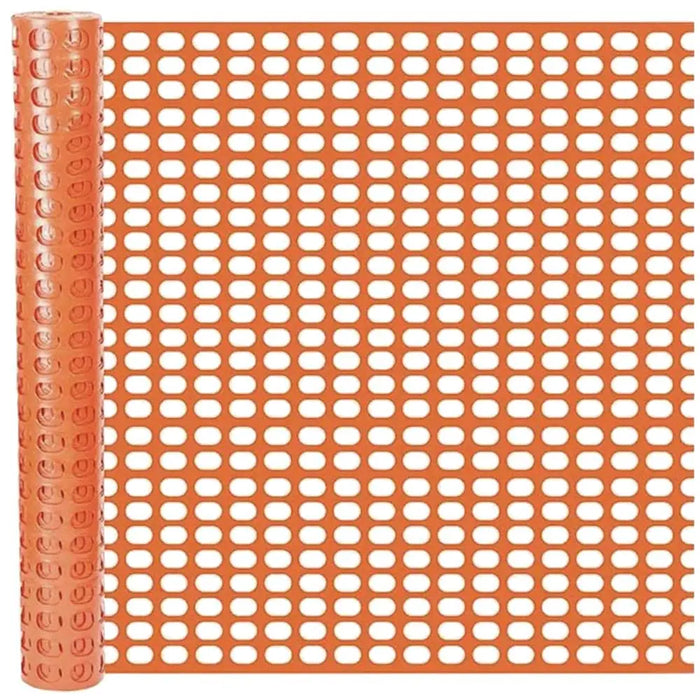 Rete cantiere arancione 140 gr/mq rotolo 120 cm x 50 m