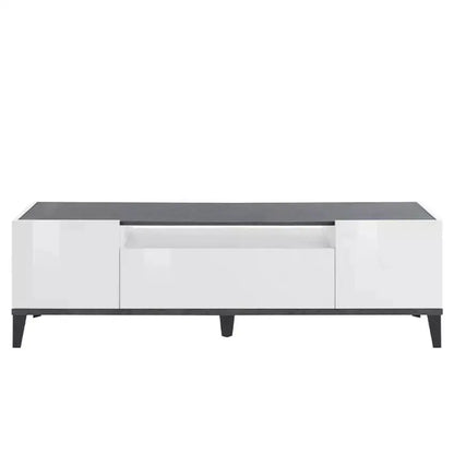 Porta TV Sunrise Bianco Lucido - 160 x 40 x 47 cm Porta tv Italy Web forniture   