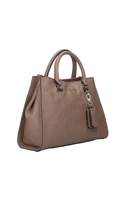 Borsa A Mano GUESS Cresiadia In Ecopelle Chiusura Con Doppio Bottone E Cerniera Tracolla Regolabile E Staccabile