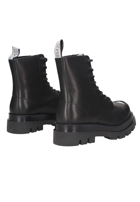 Boot Bolt Due Zero Mid In Pelle Con Punta In Metallo E Tacco Alto Cinque Centimetri Cult