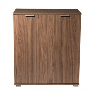 Mobiletto due ante truciolare bilaminato marrone noce 75x38x85 cm