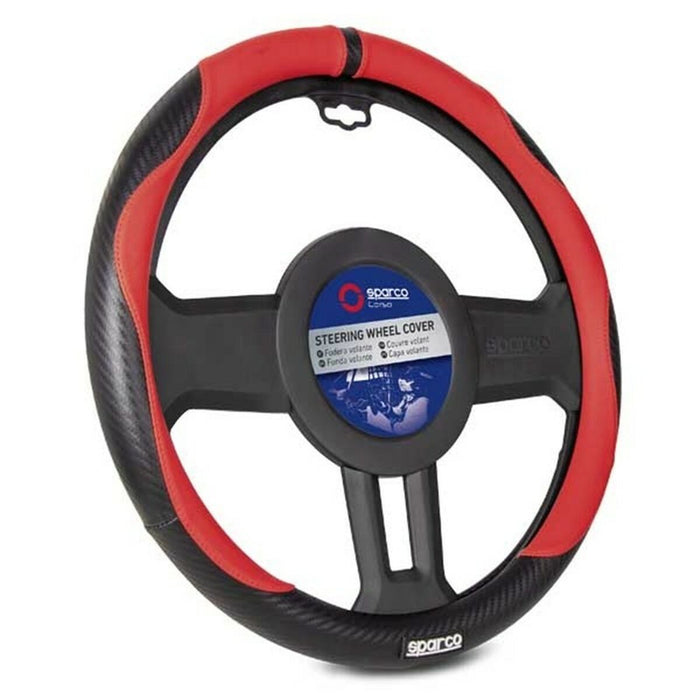 Coprivolante Sparco SPCS128RS rosso Ø 37-38 cm