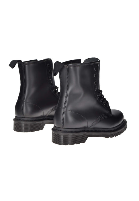 Dr. Martens 1460 Mono Stivali In Pelle Con Lacci Sottopiede Imbottito Suola In Gomma
