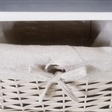 Mobiletto in legno con 4 cassetti 35x28x73 cm