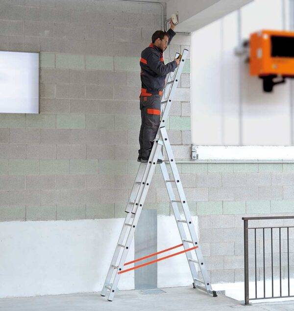 Scala Trasformabile Tripla ECO – Alluminio, EN131, Diverse Misure