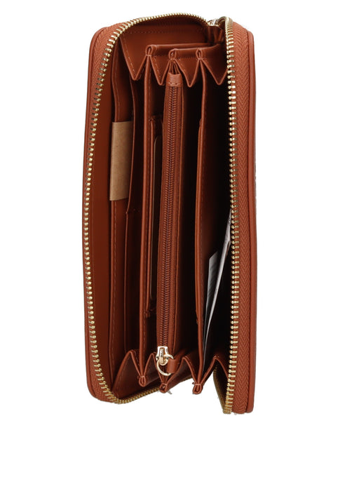 Portafoglio Doris In Ecopelle Con Chiusura Con Cerniera E Slot Per Carte Misure 19x10x3 Cm Valentino Bags