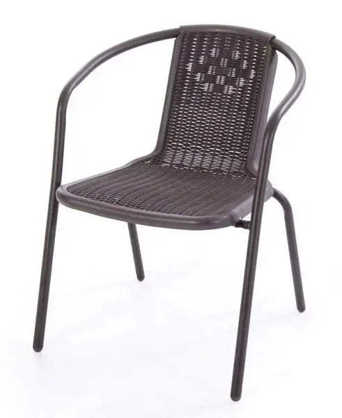 SEDIA IOS TIPO RATTAN MARRONE Sedie da giardino Hobby Shop Solution   