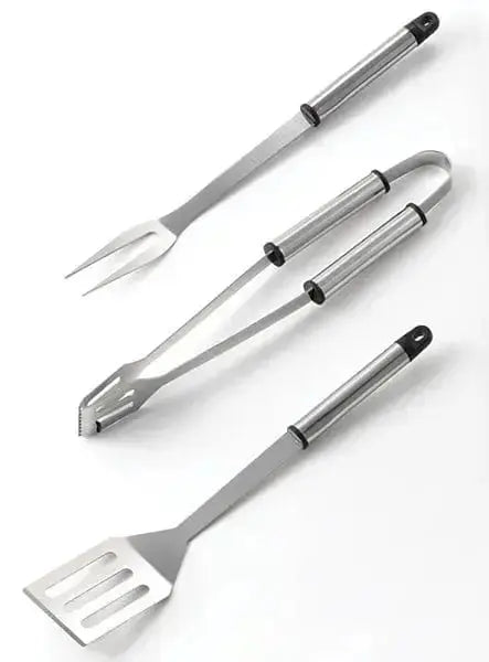Set di 3 Pezzi di Barbecue in Acciaio Inox PINZE ACCIAIO OMPAGRILL   