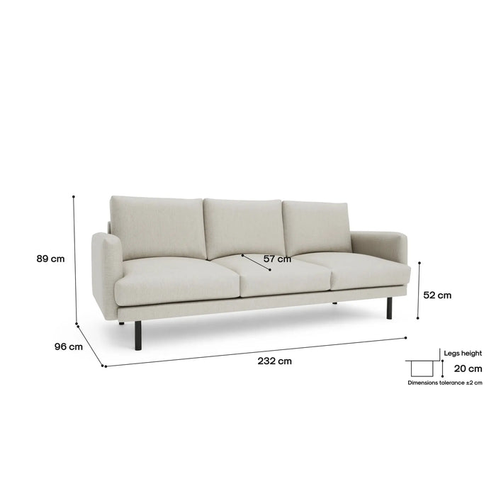 Divano 4 Posti BRERA - Beige