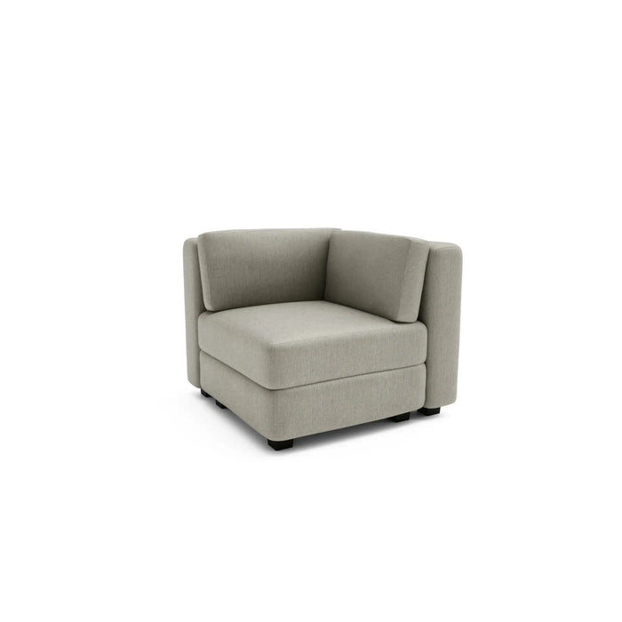 Divano Modulare GRACIA - Modulo Angolare - Beige Grigio