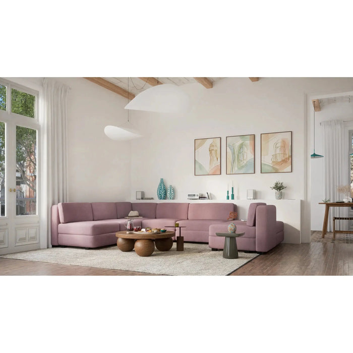 Divano Modulare GRACIA - Modulo Angolo Rosa Antico