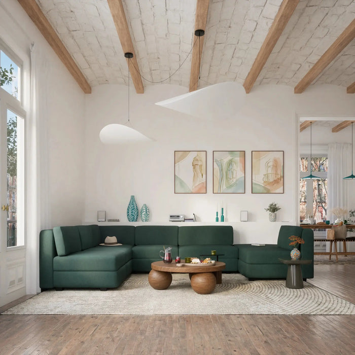 Divano Modulare GRACIA - Modulo Angolo Verde
