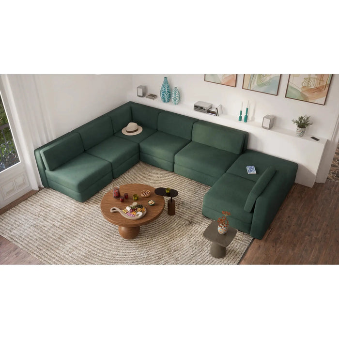 Divano Modulare GRACIA - Modulo Angolo Verde