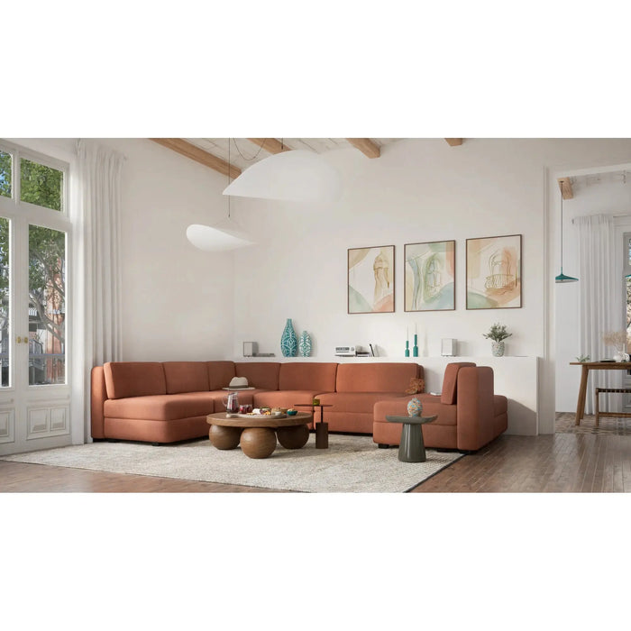 Divano Modulare GRACIA - Modulo Angolare - Terracotta