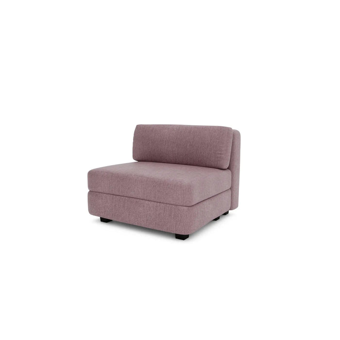 Divano Modulare GRACIA - Modulo Singolo Grande Rosa Antico