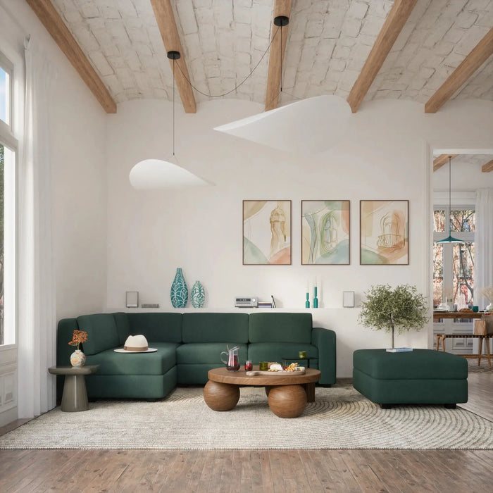 Divano Modulare GRACIA - Modulo Singolo Grande Verde