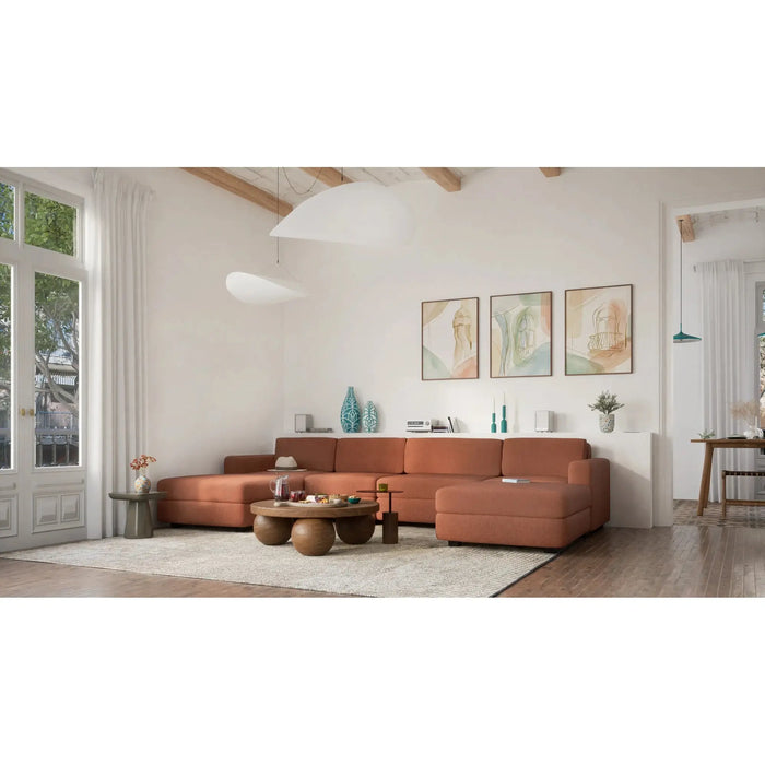 Divano Modulare GRACIA - Modulo Singolo Grande Terracotta