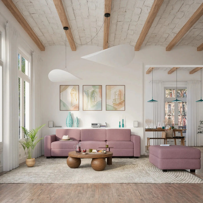 Divano Modulare GRACIA - Modulo Singolo Rosa Antico
