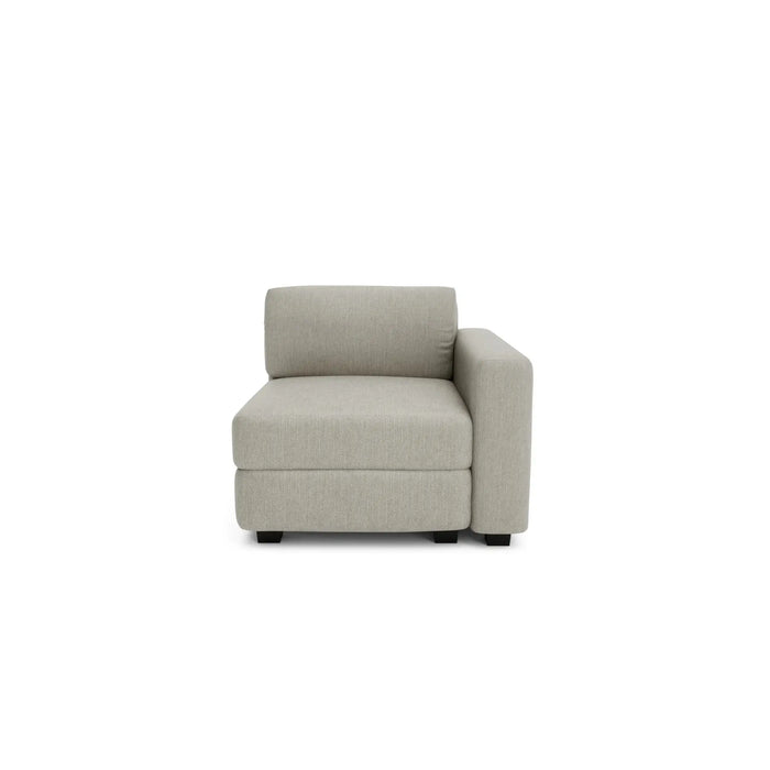 Divano Modulare GRACIA - Modulo Terminale Beige Grigio