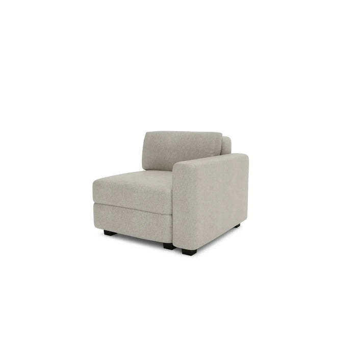 Divano Modulare GRACIA - Modulo Terminale Beige Grigio