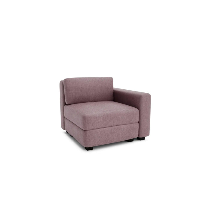 Divano Modulare GRACIA - Modulo Terminale - Rosa Antico