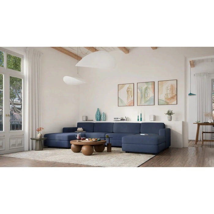 Divano Modulare GRACIA - Modulo Terminale - Blu Scuro