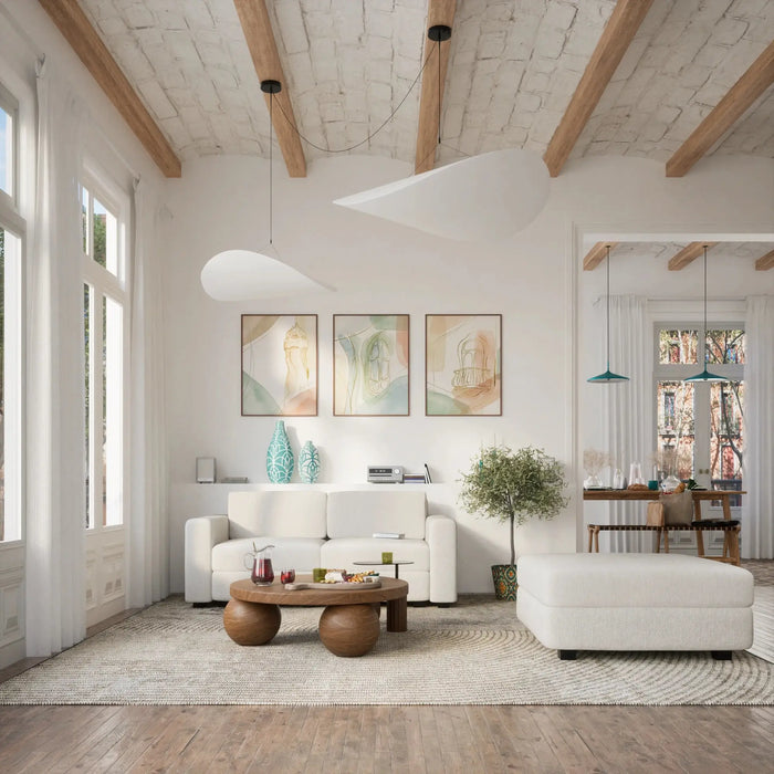 Divano Modulare 2 Posti GRACIA - Beige Crema