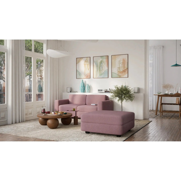 Divano Modulare 2 Posti GRACIA - Rosa Antico