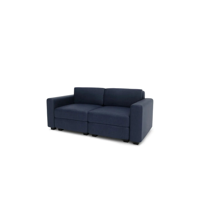 Divano Modulare 2 Posti GRACIA - Blu Scuro