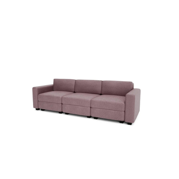 Divano Modulare 3 Posti GRACIA - Rosa Polvere