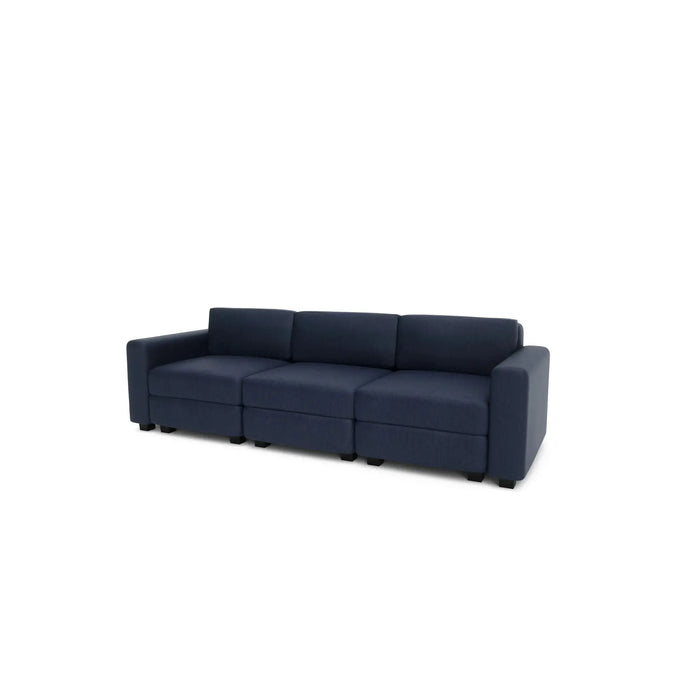 Divano Modulare 3 Posti GRACIA - Blu Scuro