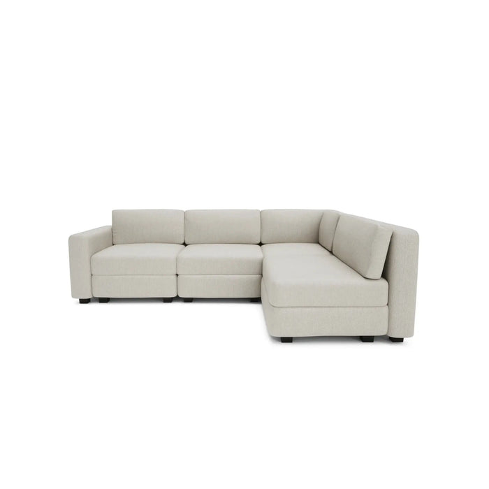 Divano Modulare 4 Posti Angolare GRACIA - Beige Crema