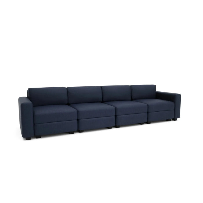 Divano Modulare 4 Posti GRACIA - Blu Scuro
