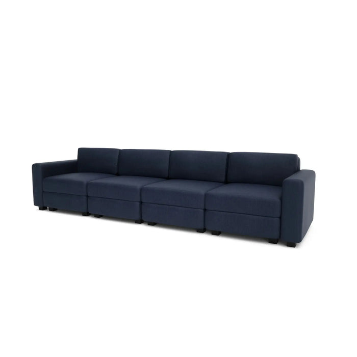 Divano Modulare 4 Posti GRACIA - Blu Scuro