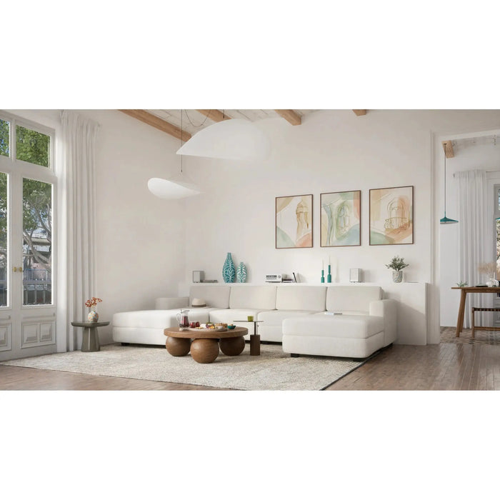 Divano Modulare GRACIA Forma U 180x320x180 Beige Crema